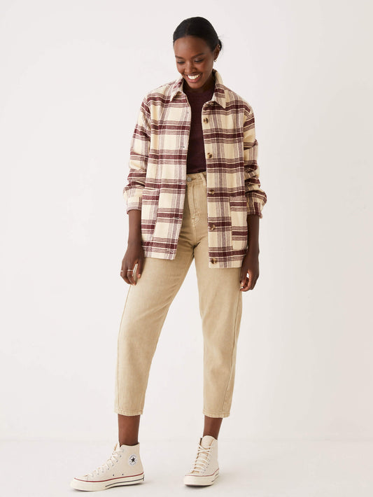 The Wool Plaid Overpiece