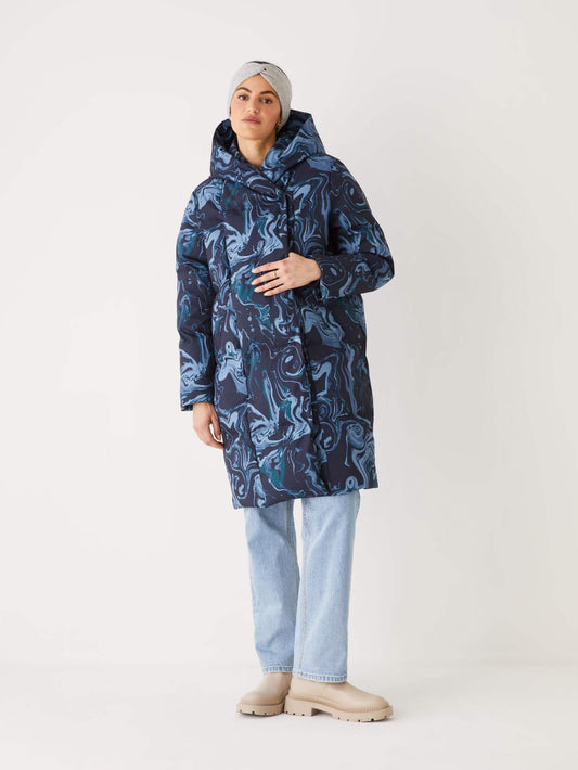 The Printed Puffer Coat