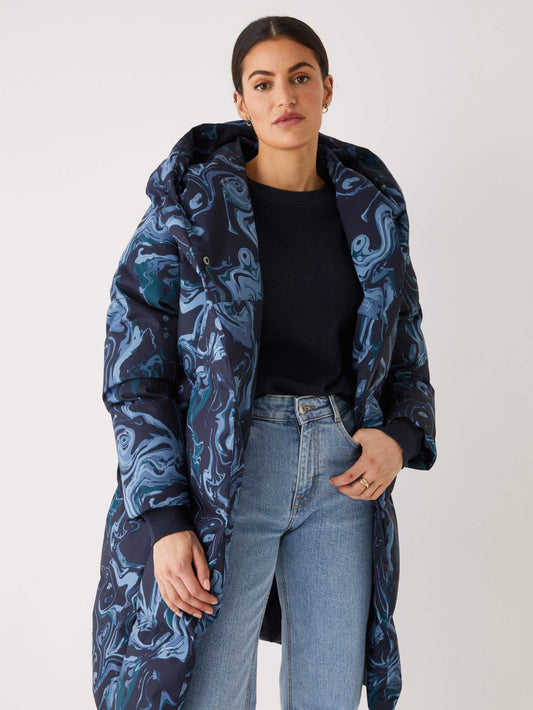 The Printed Puffer Coat