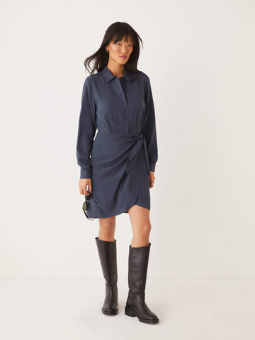 The Collared Wrap Dress