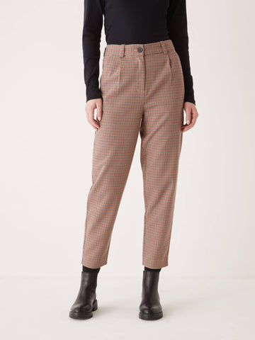 The Balloon Fit Plaid Amelia Pant