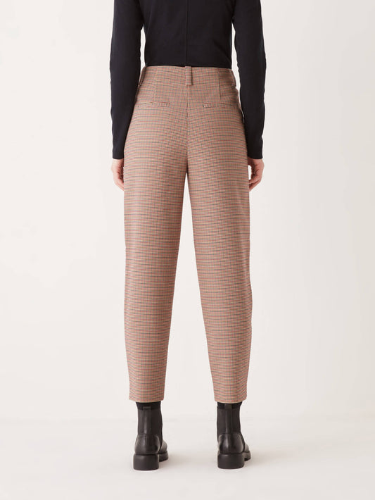 The Balloon Fit Plaid Amelia Pant